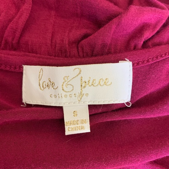 🍓NWOT  Rayon Plum Pink Summer unique Dress - Picture 9 of 9